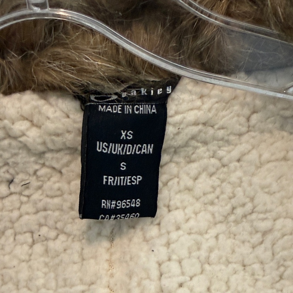 Oakley Parka Anorak Coat with Faux Fur Lined Hood Size XS - Picture 5 of 12